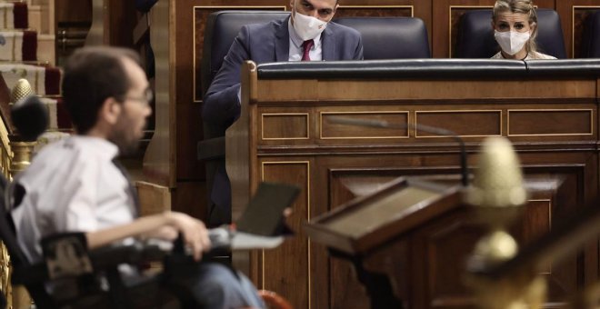 Unidas Podemos vuelve a poner al PSOE contra las cuerdas en el Congreso a cuenta de su empresa pública de energía