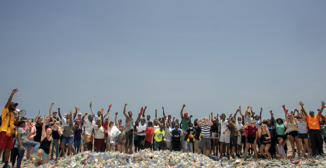 Lucha contra el plástico en Ghana
