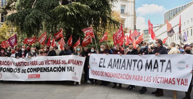 Las víctimas del amianto temen que el PSOE haga caer el fondo de compensación que les prometieron