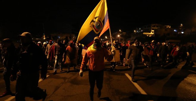 Ecuador cumple una semana de protestas con el primer manifestante fallecido