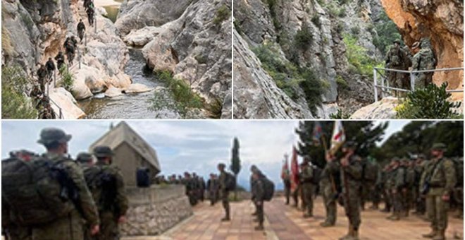 Un batallón del Ejército homenajeó en mayo a una unidad franquista que participó en la toma de Catalunya