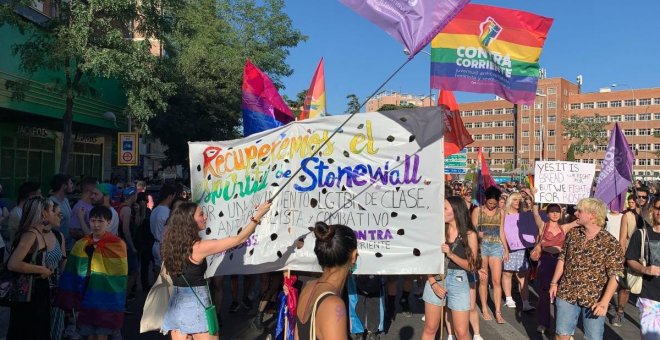 El Orgullo Crítico alza su voz en Madrid: "Queremos luchar contra ese capitalismo rosa que rodea al Orgullo oficial"