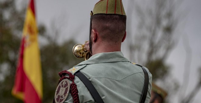 Una unidad de la Legión presume de la "toma de Badajoz", uno de los crímenes más atroces del franquismo