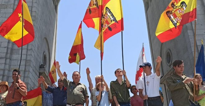 La ultraderecha se recluye en iglesias y recintos privados para hacer apología del golpe franquista del 18 de julio