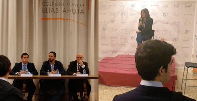 Santiago Abascal, Rocío Monasterio y Begoña Villacís: los ponentes invitados a eventos del Colegio Mayor Elías Ahuja