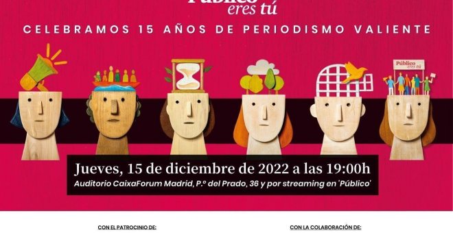 'Público' organiza un encuentro especial con sus suscriptores para celebrar su 15º aniversario