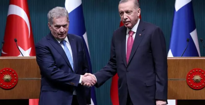 Erdogan anuncia que Turquía da el visto bueno a la entrada de Finlandia en la OTAN
