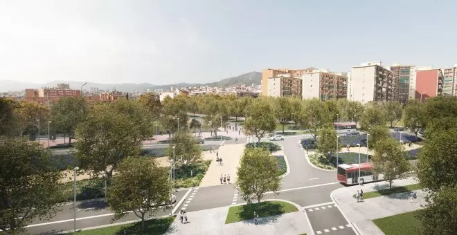 Barcelona planteja eliminar un carril per sentit a la Meridiana entre Fabra i Puig i el pont de Sarajevo