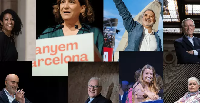 Estos son los candidatos a la alcaldía de Barcelona en las elecciones municipales del 28M