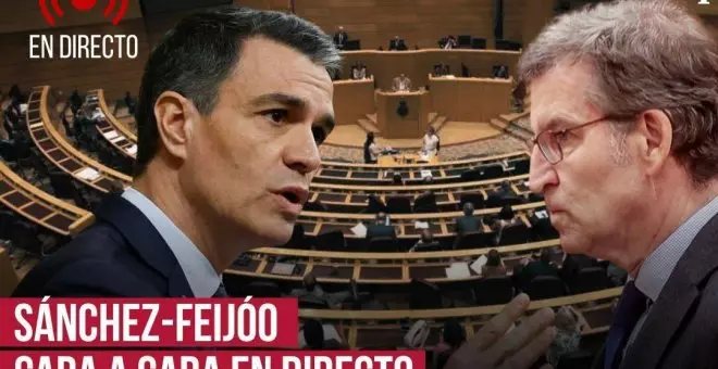 Así ha sido el cara a cara entre Sánchez y Feijóo en el Senado