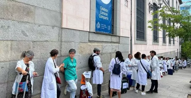 Médicos a la fuga en Madrid
