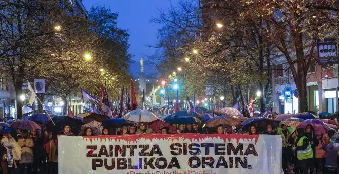 El feminismo vasco vuelve a llenar las calles en una jornada de huelga histórica: "Esto no termina hoy"