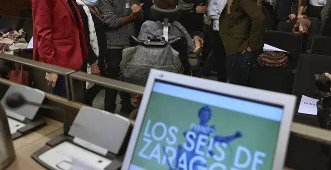 El Supremo impone casi cinco años de cárcel a cuatro de 'los seis de Zaragoza' por altercados en una protesta contra Vox