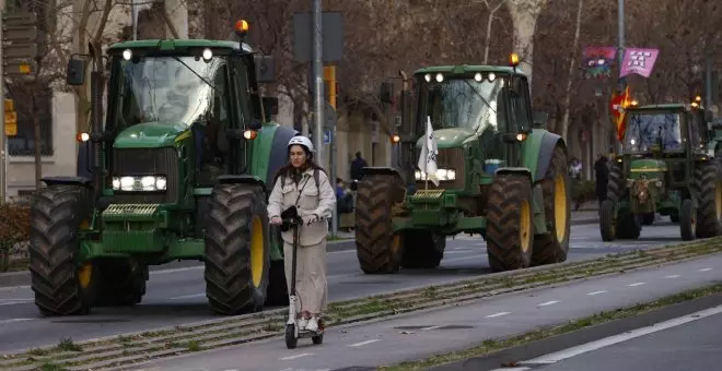 Los agricultores comienzan a tomar las ciudades en otro día más de protestas