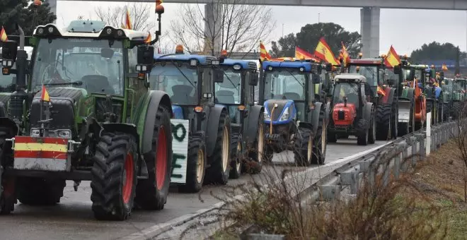 Detenido un tractorista tras colisionar con un coche y herir de gravedad a su conductor en Burgos