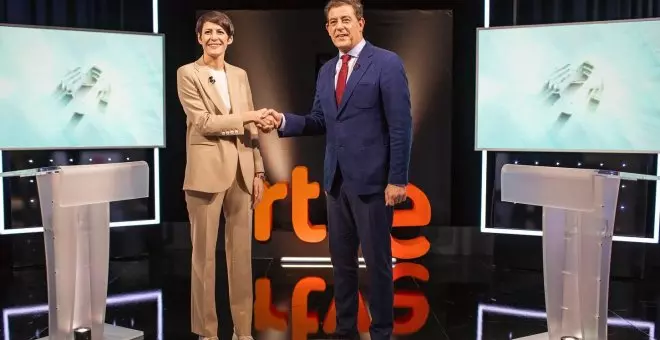Pontón y Besteiro apelan al 'candidato ausente' para visibilizar en el debate de RTVE la falta de proyecto de Rueda