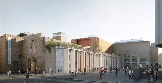 Així serà la nova plaça dels Àngels de Barcelona, amb l'ampliació del MACBA i el CAP Raval Nord