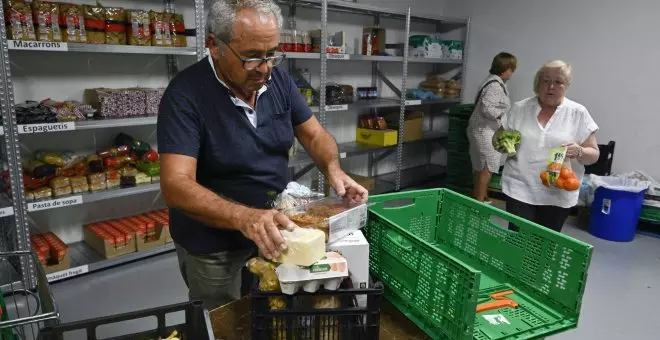 Los Bancos de Alimentos, ante el aumento de la pobreza alimentaria, piden ayudar en la campaña 'Ningún hogar sin alimentos'
