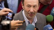 Rubalcaba niega que el PSOE sea una jungla y no teme a Chacón