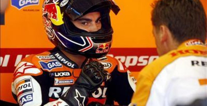 Pedrosa, el más rápido en Motegi, anunciará hoy su renovación