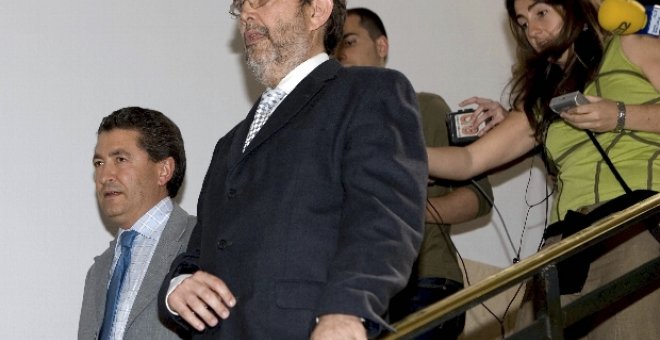 El presidente del Mallorca evita comentar a los medios su declaración de un hora ante el juez