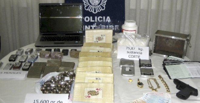 Interceptados 59 kgs. de cocaína en televisores y sillones con destino Valencia