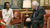 Moratinos se reúne con Rice cinco meses después del último encuentro en Madrid