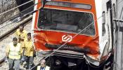 Chocan dos trenes de los Ferrocarriles en el Vallès