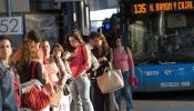 El número de usuarios de transporte público desciende un 2%