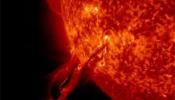 Un filamento gigante se desprende del Sol