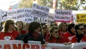 La Marea Blanca protesta contra la corrupción y la privatización de la Sanidad