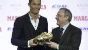 Cristiano, con su tercera Bota de Oro: "Quiero ser el mejor de siempre"