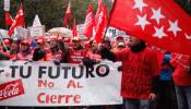 Convocadas protestas en toda Europa contra el cierre de plantas embotelladoras de Coca-Cola