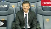 Luis Enrique, presentado en el Barça: "Quiero que los jugadores disfruten"