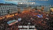 "Concentraciones por un #ReferéndumYA. A las 20:00 en las calles y plazas de España"