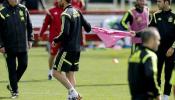 Saltan chispas en el entrenamiento de La Roja