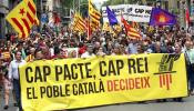 Marcha en Barcelona por la república catalana