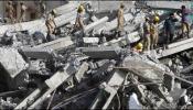 Al menos 17 muertos tras derrumbarse un edificio de 11 plantas en India