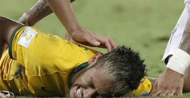 Neymar, con fractura en una vértebra, dice adiós al Mundial