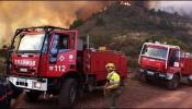 Un rayo latente causó el fuego en Castellón