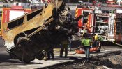 El reventón de un neumático del camión pudo causar el accidente de Alicante