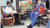 Maduro visita a Fidel Castro con motivo de su 88º cumpleaños