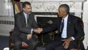 Felipe VI y Obama animan a reforzar la cooperación España-EEUU