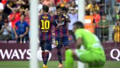 Neymar y Messi destrozan al Granada