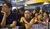 China abrirá el diálogo con los estudiantes si desbloquean los accesos a Hong Kong