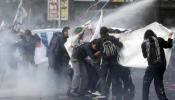 Santiago de Chile se convierte en el escenario de una batalla campal