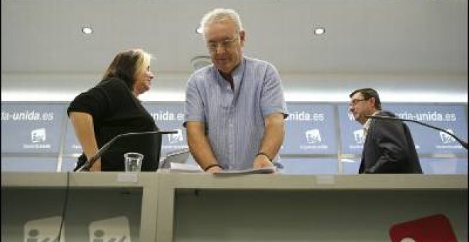 Cayo Lara culpa a López de Uralde de no haber querido la unidad con IU