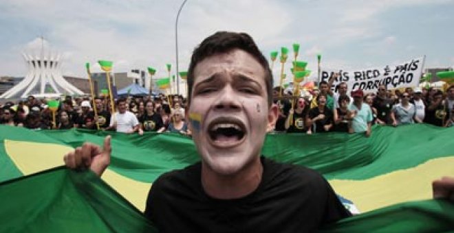 Los brasileños claman contra la corrupción