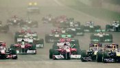 Vettel pasa la aspiradora