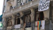 El hotel 'okupado' de Madrid cobija a la primera desahuciada